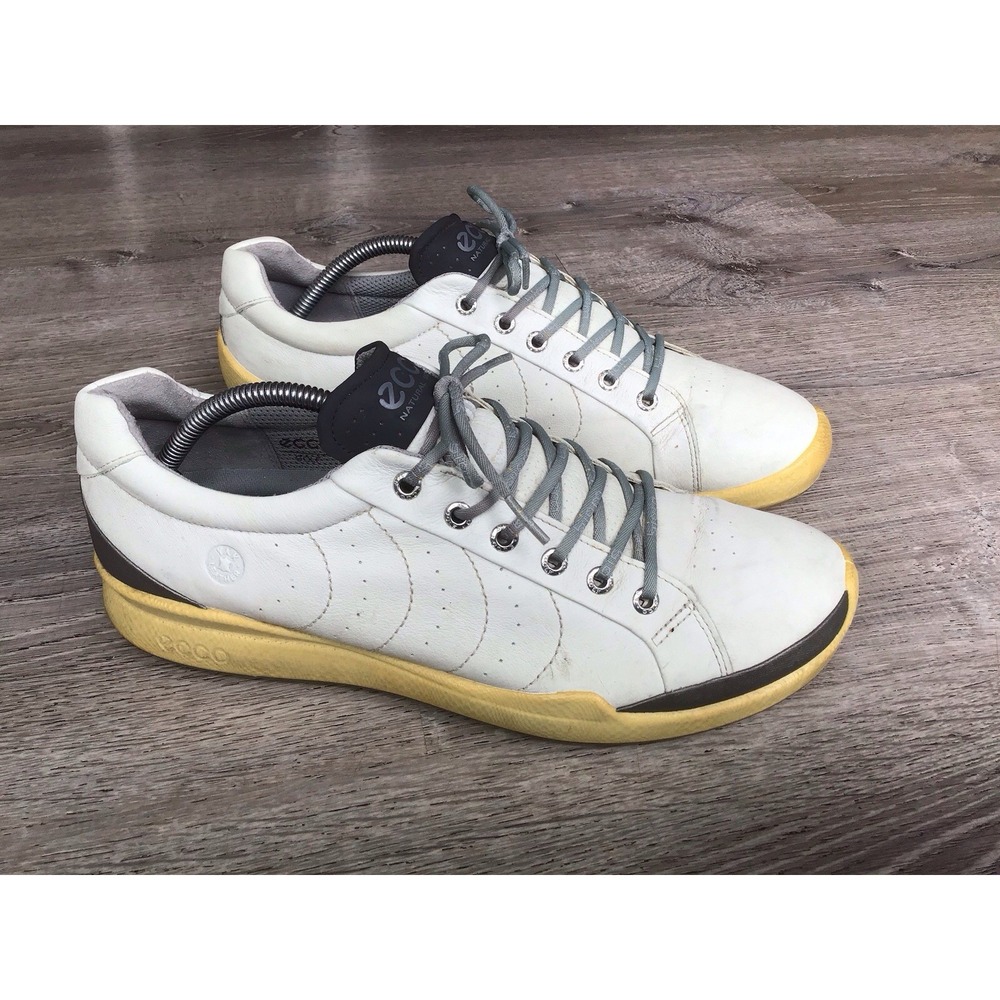 ECCO Golf Shoes Yak Leather HydroMax Men's Spikeless Shoes Size 44 Euro 10 US